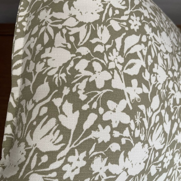 18"x18" Floral Square Outdoor Throw Pillow Sage Green - Threshold™ - Picture 6 of 8